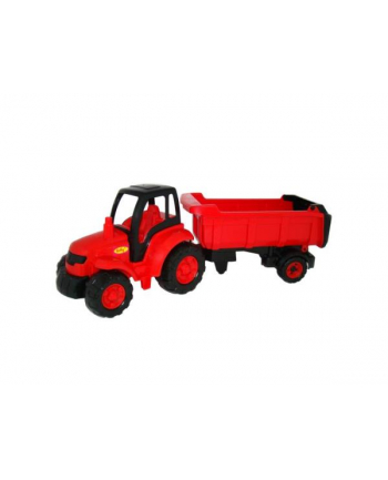 Polesie 0445 "Mistrz", traktor duży z naczepą w siatce