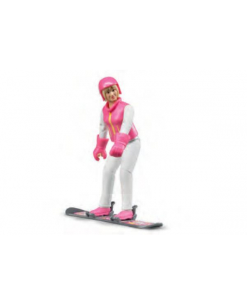 Figurka kobiety na snowboardzie 60420 BRUDER