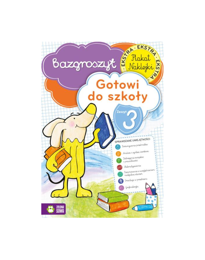 Książ. Bazgroszyt. Gotowi do szkoły. Cz.3 ZIELONA SOWA główny