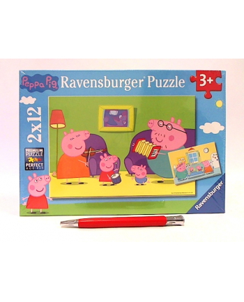 Puzzle 2x12el Peppa - W domu 075966 RAVENSBURGER