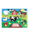 MELISSA Puzzle drewniane Farm animals 19050 - nr 1