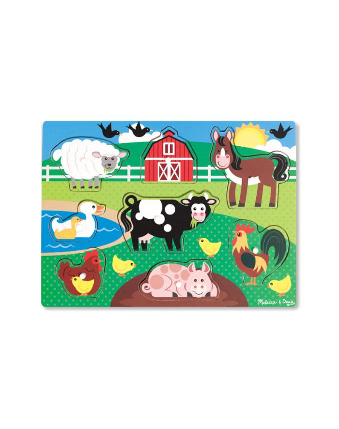 MELISSA Puzzle drewniane Farm animals 19050 główny