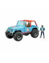 Jeep Cros Country Racer niebieski z figurką 02541 BRUDER - nr 3