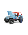 Jeep Cros Country Racer niebieski z figurką 02541 BRUDER - nr 9