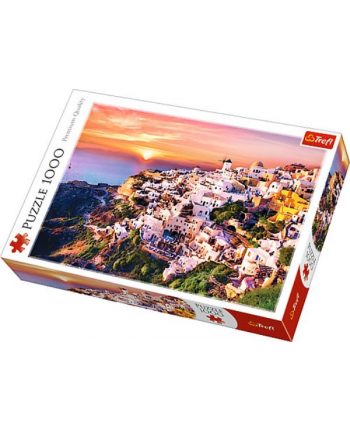 Puzzle 1000el Zachód słońca nad Santorini 10435 Trefl