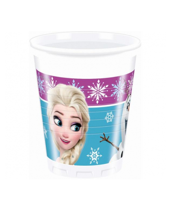 Kubeczki plastikowe "Frozen Northern Lights" 8 szt