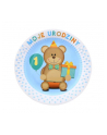 Talerzyki papierowe "Moje 1 Urodziny" niebieskie 18cm - nr 1