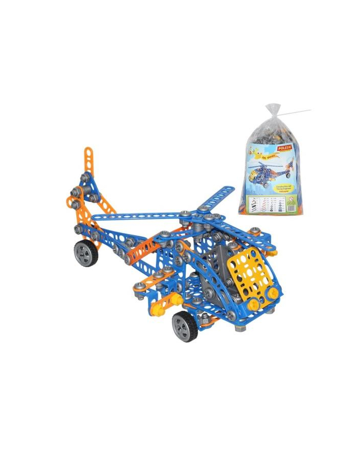 Polesie 55033 Zestaw klocków helikopter "Wynalazca" Nr2 - 232 elem. w worku główny