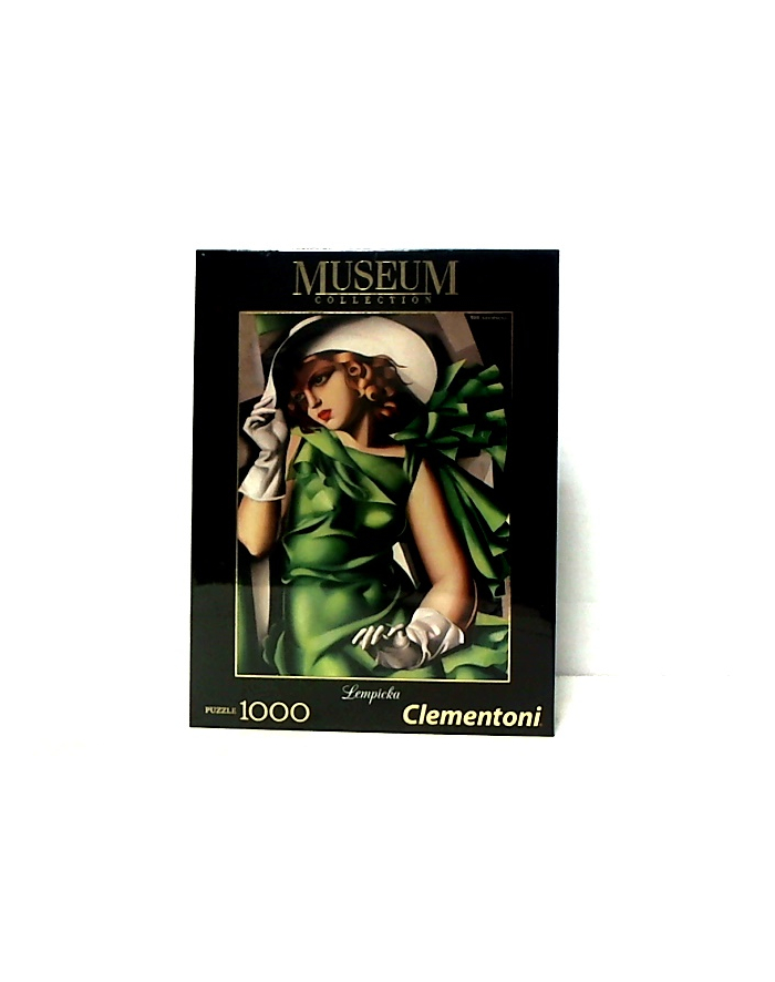 Clementoni Puzzle 1000el Museum Modern Art Tamara Łempicka Młoda dziewczyna w zielonej 39332 główny