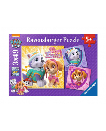 Puzzle 3x49el Psi Patrol Sky&Everest 080083 RAVENSBURGER