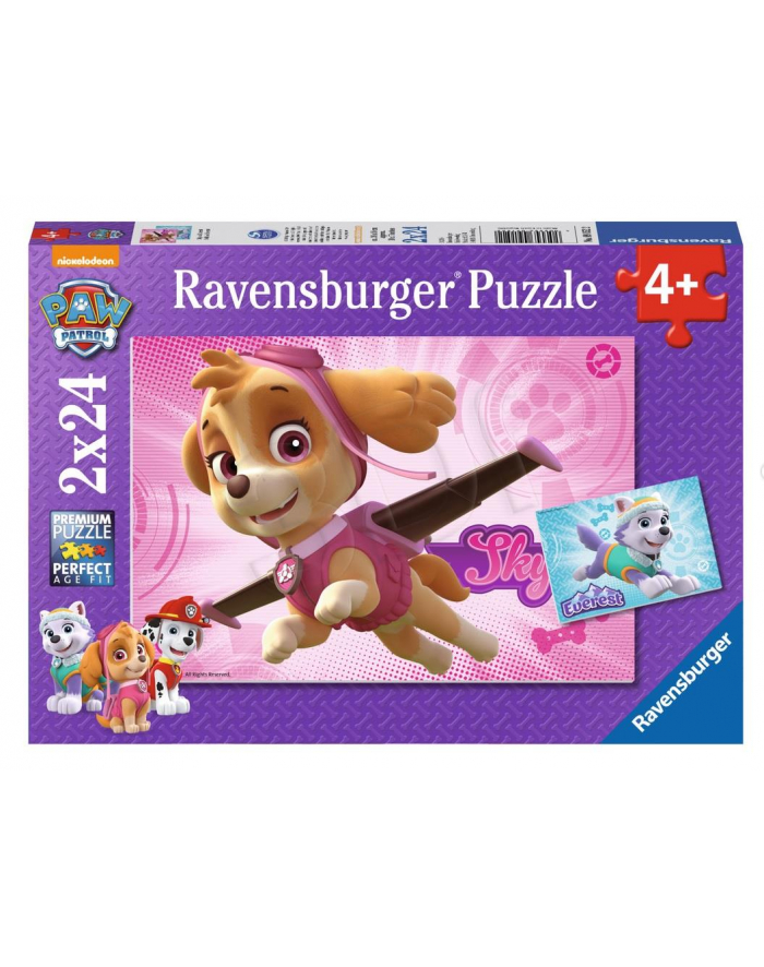 Puzzle 2x24el Psi Patrol Sky&Everest 091522 RAVENSBURGER główny
