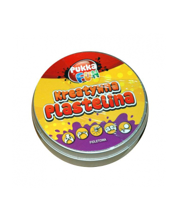 Plastelina kreatywna 60g fioletowa PUKKA