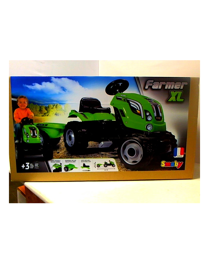 Traktor XL zielony SMOBY główny