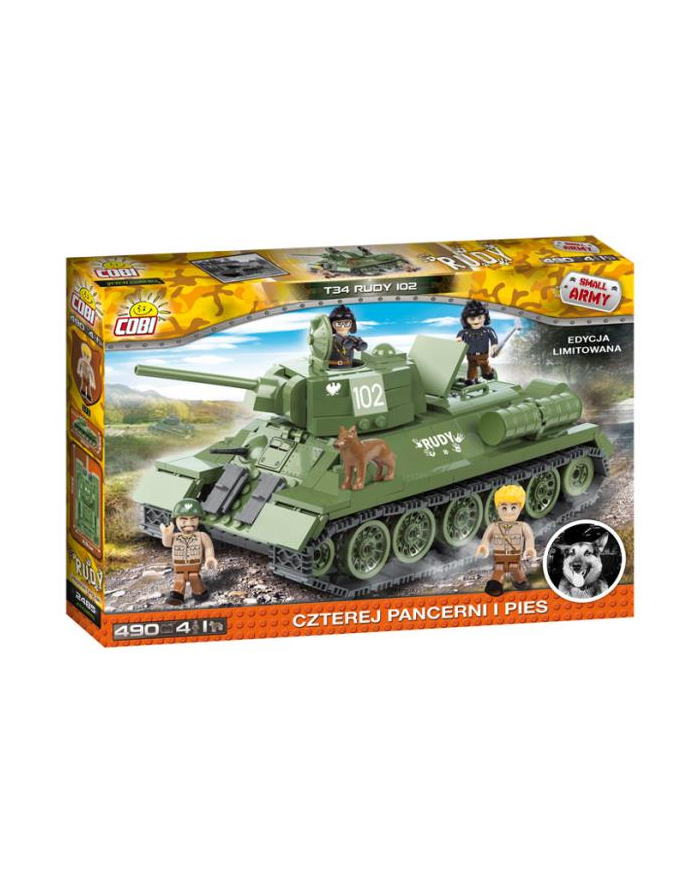 COBI 2485 T34 Czterej Pancerni i Pies COBI główny