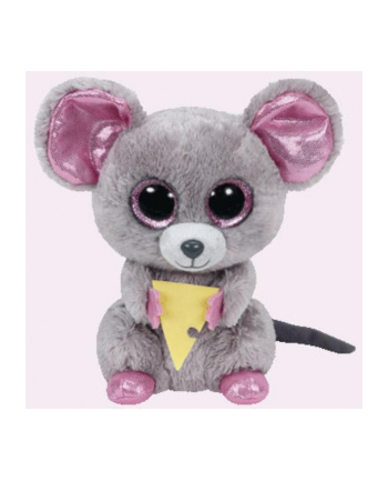 TY BEANIE BOOS SQUEAKER - mouse with cheese 15cm 36192