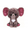 TY BEANIE BOOS SPECKS -  grey speckled elephant 24cm 37039 - nr 1