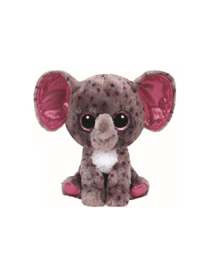TY BEANIE BOOS SPECKS -  grey speckled elephant 24cm 37039 główny