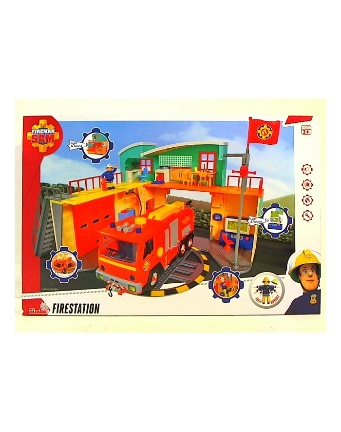 Strażak Sam, Remiza strażacka z figurką Simba główny