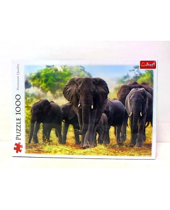 Puzzle 1000el Afrykańskie słonie 10442 Trefl