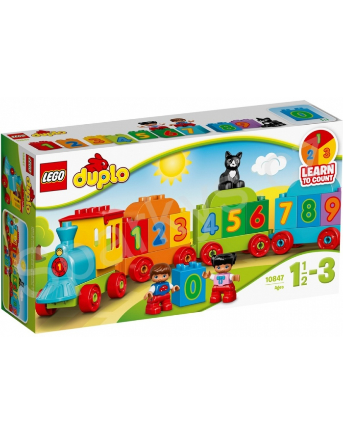 LEGO 10847 DUPLO Pociąg z cyferkami p4 główny