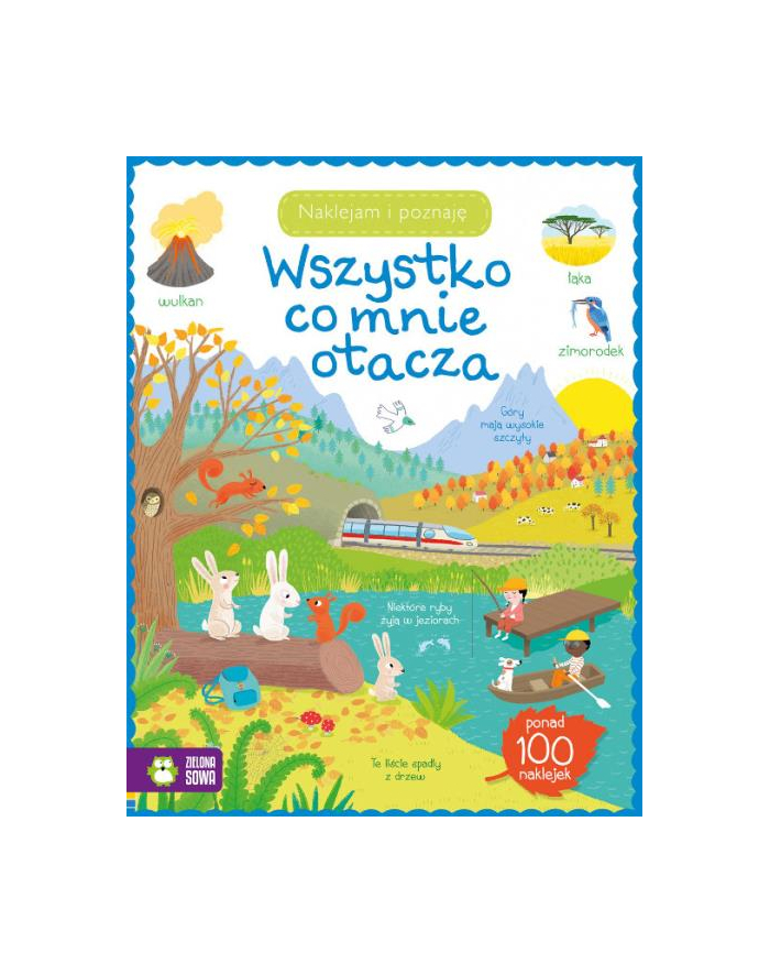 Książ. Naklejam i poznaję. Wszystko, co mnie otacza. ZIELONA SOWA główny