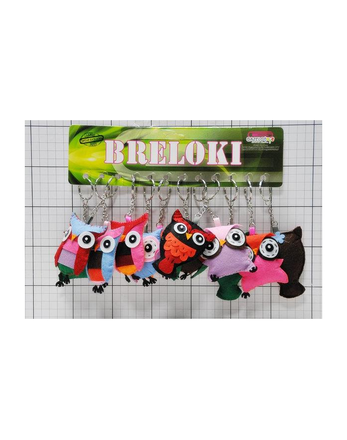 Brelok sowa welur  p12 główny
