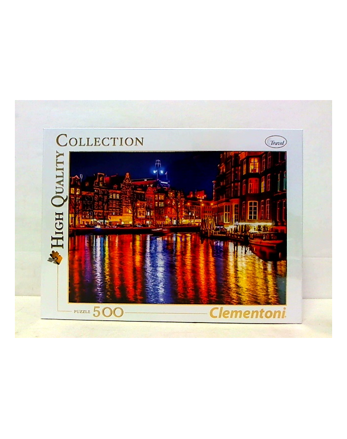 Clementoni Puzzle 500el Amsterdam nocą 35037 główny