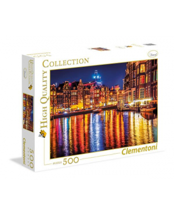 Clementoni Puzzle 500el Amsterdam nocą 35037