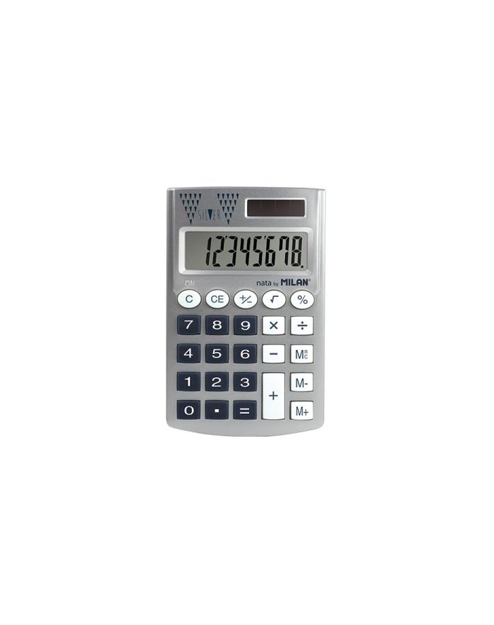 Kalkulator kieszonkowy Silver MILAN główny