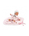 LLORENS Lalka Joelle płacząca z różowym kocykiem 38cm 38938 - nr 3