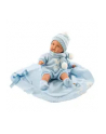 LLORENS Lalka Joel płacząca z niebieskim kocykiem 38 cm 38937 - nr 2