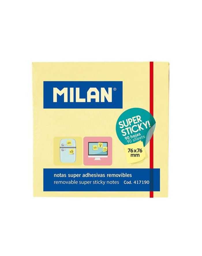 Karteczki samoprzylepne super sticky MILAN główny