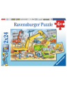 Puzzle 2x24 Na budowie 078004 RAVENSBURGER - nr 2
