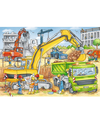 Puzzle 2x24 Na budowie 078004 RAVENSBURGER