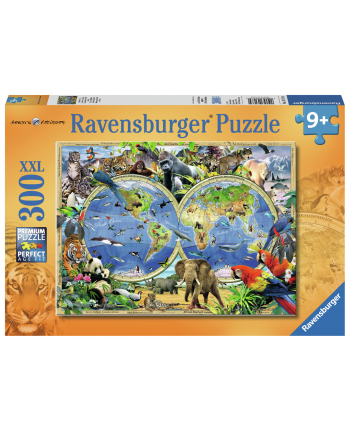 Puzzle 300el Świat z dzikimi zwierzętami 131730 RAVENSBURGER