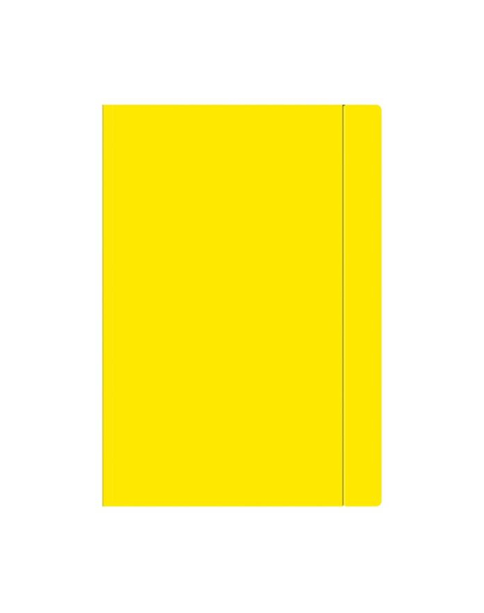 Teczka z gumką A4+ Fluo żółta INTERDRUK główny