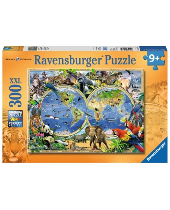 Puzzle 300el Świat z dzikimi zwierzętami 131730 RAVENSBURGER