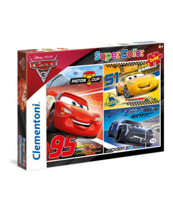 Clementoni Puzzle 3x48el Cars 3 25221