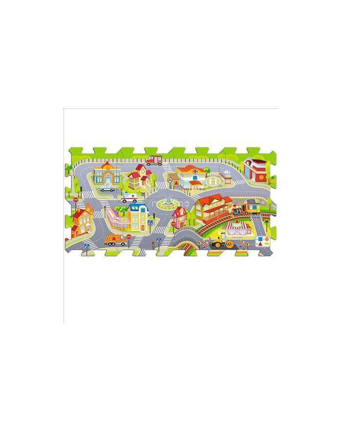 Edukacyjna układanka puzzlopianka City Fun 5 w 1 60697 Trefl główny
