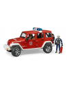 Jeep Wrangler Unlimited Rubicon Straż Pożarna z figurką 02528 BRUDER - nr 1