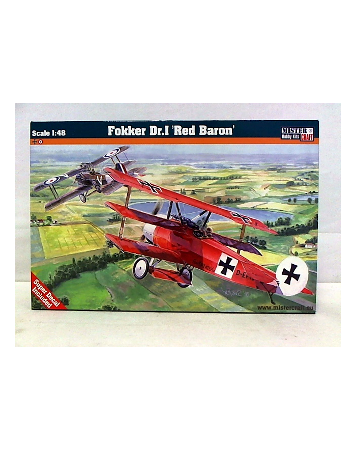 Model samolotu Fokker Red Baron D-230 główny