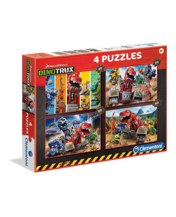 Clementoni Puzzle 2x20+2x60 Dinotrux 07612