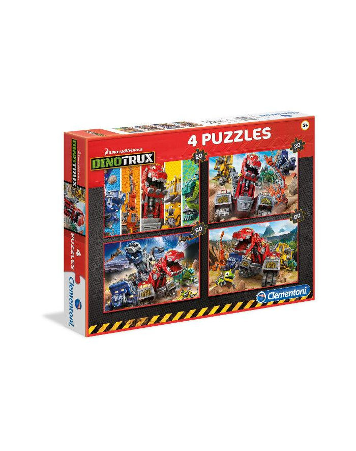 Clementoni Puzzle 2x20+2x60 Dinotrux 07612 główny
