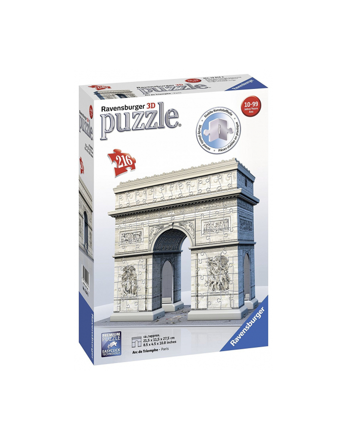 Puzzle 3D 216el Łuk Triumfalny 125142 RAVENSBURGER główny