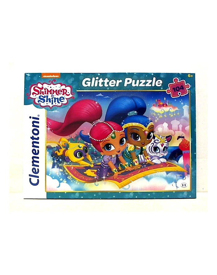 Clementoni Puzzle 104el z brokatem Shimmer and Shine 27991 główny