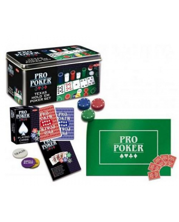 Pro Poker Texas Hold'em set puszka 03095 TACTIC nr 1