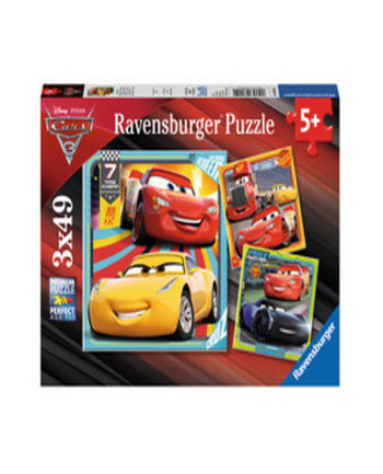 Puzzle 3x49el Cars 3 080151 RAVENSBURGER