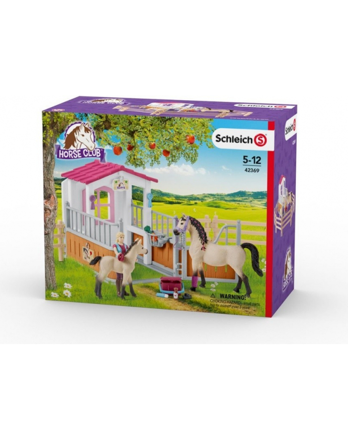 Schleich 42369 Zagroda dla koni Stajenny + arabski główny