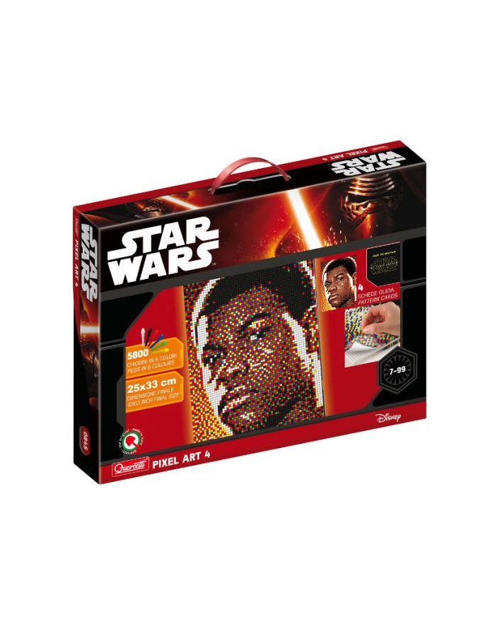 Quercetti Mozaika Pixel Art. 4 Star Wars Finn 5800el 0845 główny