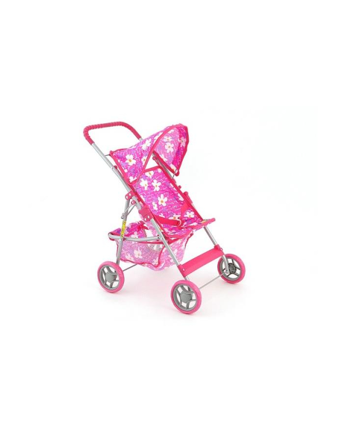Wózek dla lalek różowy spacerówka w worku 436558 główny